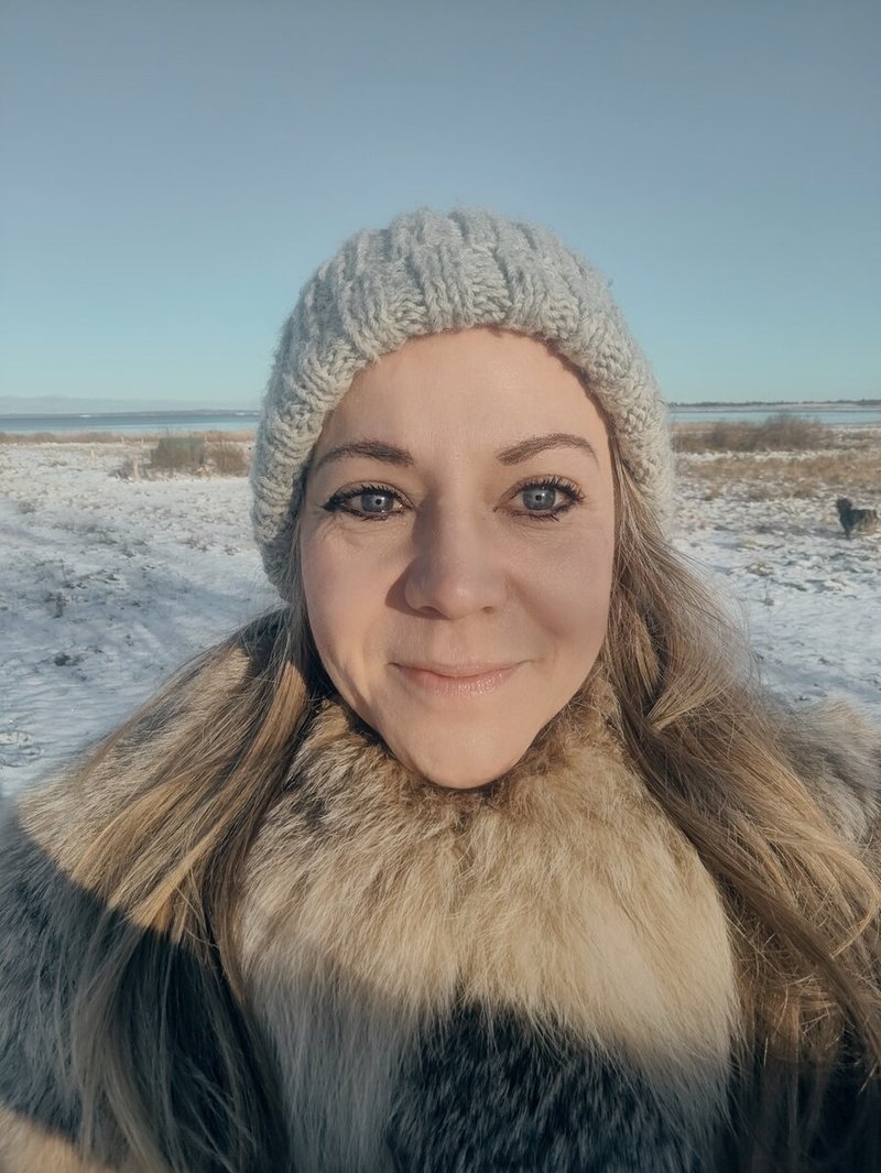 Sabine Lindeberg i naturen